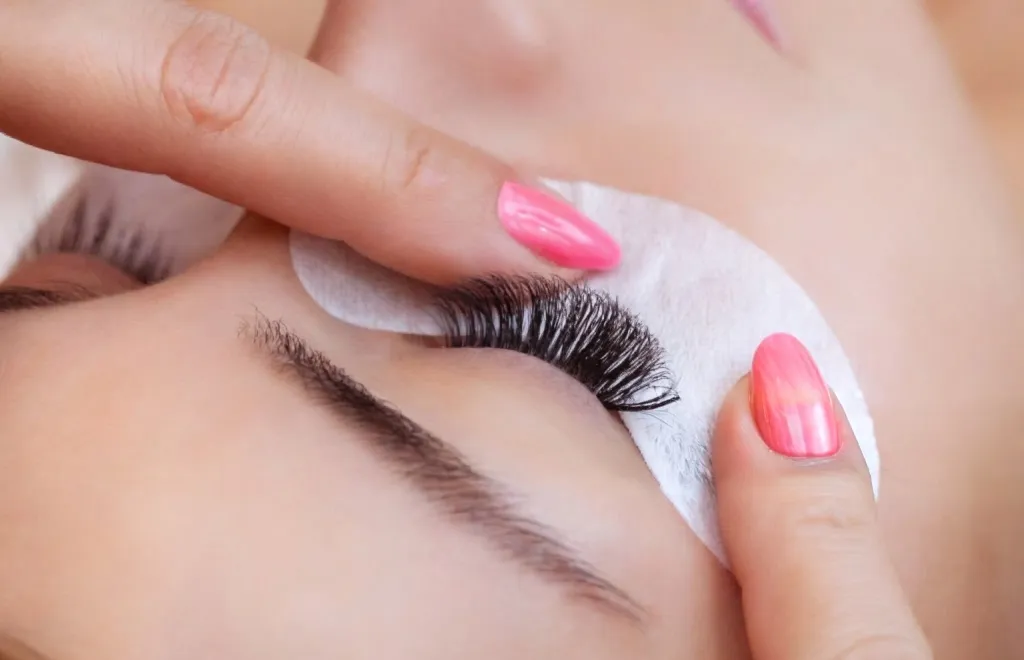 trabajo estético de pestañas